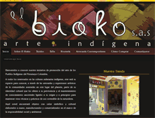 Tablet Screenshot of elbiako.com